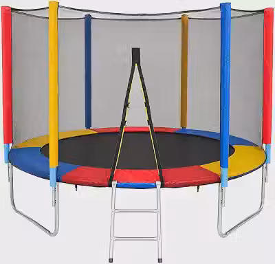 Cama Elástica Pula Pula 2,4m Trampolim Grande Suporta Até 250kg Castela
