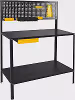 Bancada Multiuso Preta de Aço Carbono com Pintura Eletrostática Vonder