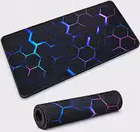 Mouse Pad Gamer Grande Profissional Extra 80x30 cm Bordas Costuradas Base Antiderrapante Lavável Impermeável Mapa do Mundo Premium Escritório Quarto Sala Setup Gamer