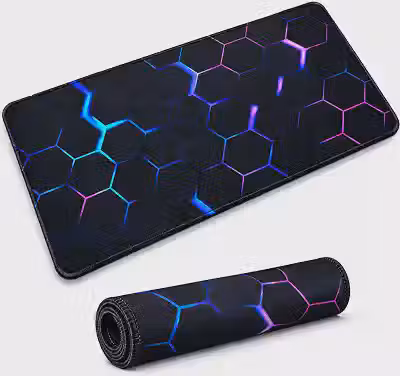 Mouse Pad Gamer Grande Profissional Extra 80x30 cm Bordas Costuradas Base Antiderrapante Lavável Impermeável Mapa do Mundo Premium Escritório Quarto Sala Setup Gamer
