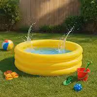 Piscina Inflável Infantil 140 Litros – Diversão no Verão para Crianças – PVC Resistente – Fácil de Montar – Em Cores Sortidas