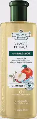 Flores & Vegetais Shampoo Vinagre De Maçã Antirresíduos 310Ml
