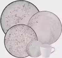 Tramontina Aparelho de Jantar Floralis em Porcelana Decorada 20 Peças