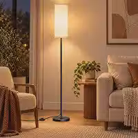 Luminária de Chão E27 12W 3 Cores Abajur para Sala e Quarto
