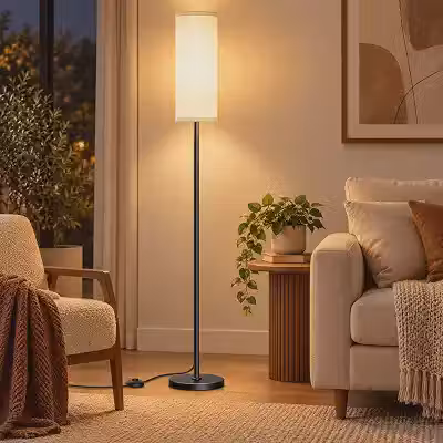 Luminária de Chão E27 12W 3 Cores Abajur para Sala e Quarto
