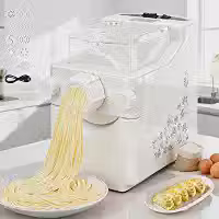 Máquina Automática de Fazer Macarrão, 110v, Maquina de Fazer Pastel Elétrica, Máquina Elétrica de Fazer Macarrão, Maquina de Macarrão Eletrica, Maquina de Macarrao, Maquina de Massa de Macarrão