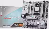 Placa Mãe MSI B840M GAMING WIFI6E (AM5/2xDDR5/HDMI/DisplayPort/M.2/USB 3.2)