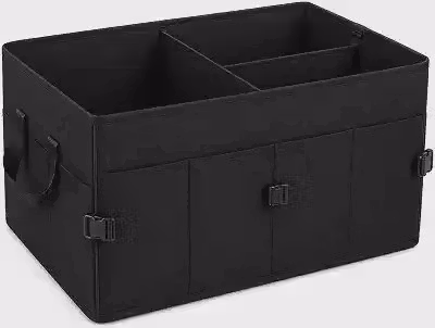 Caixa Organizadora Porta-Malas Dobrável 40x56x26cm Tecido Oxford com Alças