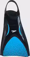 Nadadeira Calcadeira, Speedo, Power Fin, Silicone Ergonômico para Treinos de Força e Desempenho Aquático - Azul
