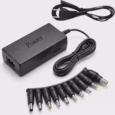 Fonte Notebook Universal Adaptador com 9 Pinos Conectores Portátil Bivolt 110/220 120W Ajuste de Voltagem