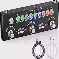 Cube Baby Pedal Multi Efeitos para Guitarra, 9 Modelos de Amplificador, Reverb, Delay, Chorus, Phaser, com Entrada Bluetooth, IR Loading