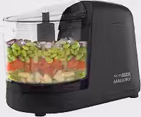 Mini Processador Mallory New Oggi – 150W, 350ml, Corte, Trituração e Moagem, Pés Antiderrapantes, Sistema de Segurança - 127V