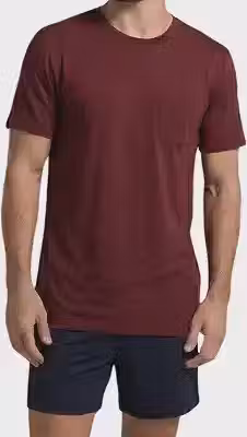 Pijama Masculino Adulto Camiseta e Short Verão Duomo Toque Macio Confortável