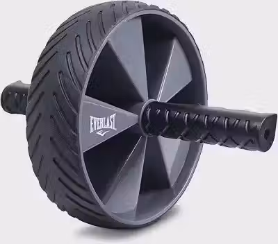 Roda Abdominal Pro Ab Roller para Exercícios de Abdômen e Core Preto Everlast