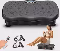 Mawuye Máquina De Exercício De Placa Vibratória Para Drenagem Linfática, Perda De Peso, Plataforma De Fitness De Vibração Para Treino De Corpo Inteiro, Equipamento De Treinamento Em Casa, Academia Es