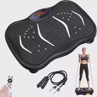 110-240 V Vibration Plate Exercise Machine com Controle Remoto, Plataforma de Vibração de Placa, Fitness Vibration Platform, Plataforma Vibratória