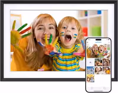 Dragon Touch Moldura digital WiFi de 10,1 polegadas – 1280 x 800 HD IPS tela sensível ao toque moldura digital, rotação automática, compartilhe fotos/vídeos instantaneamente através do aplicativo