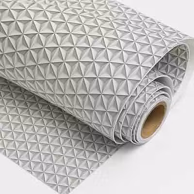 Papel De Parede 3d Cinza Autocolante Lavavel Vinilico 5m