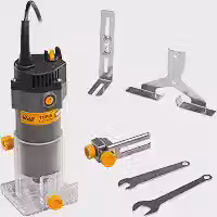 WAP Tupia Elétrica WF TE01 900W 33000 RPM, Pinças 6mm e 1/4', 220V