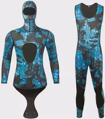 YIJU Roupa de mergulho em neoprene com isolamento térmico, flexível e confortável, ideal para atividades como snorkeling, e natação.