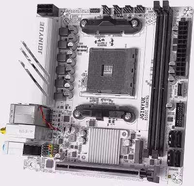 QUASAR B550i GAMING ITX Placa-Mãe AM4 DDR4 64GB Ryzen 4000/5000, 2x M.2 NVMe, 4x SATA3, HDMI*2/DP, PCIe x16, USB 3.2, BIOS Clear, Sem Wi-Fi, Mini-ITX 17x17cm, Windows 10/11