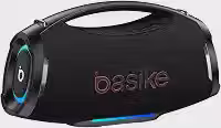 Basike Caixa de Som Estéreo Sem Fio, Boombox 200W, Bluetooth, preto