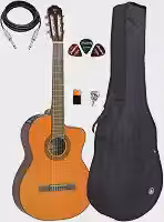 Violão Takamine Gc3 Ce Nylon Elétrico Natural Afinador +capa