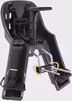 CADEIRINHA DIANTEIRA BABY BIKE GRAFITE COM PRETO