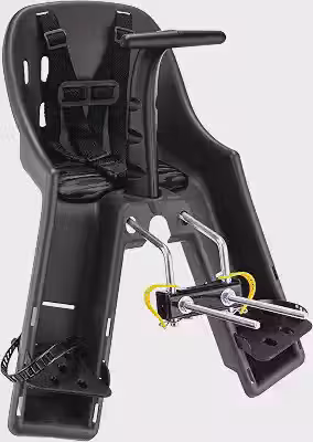 CADEIRINHA DIANTEIRA BABY BIKE GRAFITE COM PRETO