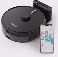 Aspirador de Pó Robô Velds, 3 em 1 - Varre Aspira Passa Pano, Mapeamento Via App, Sensor Antiqueda, Limpeza Multi-superfície, Recarga Automática, Compatível com Alexa e Google, Bivolt
