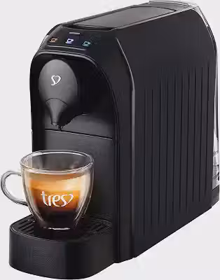 3 Corações TRES Cafeteira Espresso e Multibebida Passione Preta - 220V