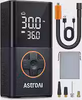 AstroAI Compressor de Ar Portátil Calibrador de Pneus para Carro L7