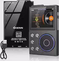 MP3 Player Bluetooth Portatil, HiFi Music Player, MP3 Mp4 Player, Music Player com Audio Digital de Alta Definição TFT sem Perdas, Suporta Cartões de Memória de até 256 GB, Preto