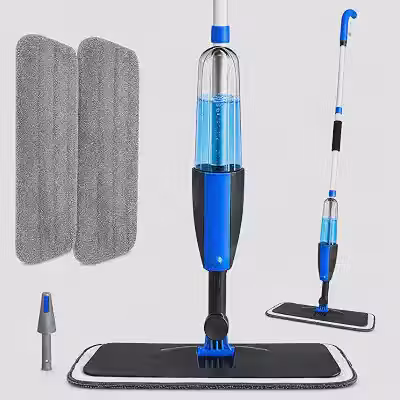 Mop Spray Com 400ml, Cabo em Alumínio, Limpeza De Chão Seco E úmido Esfregao de Limpeza