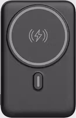 Geonav Power Bank, Carregador Portátil Universal por Indução 10.000mAh, Carregamento rápido*, Suporte Dobrável, Compatível com MagSafe®, PB10MAGBK, Preto