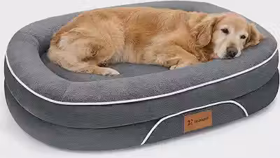 Cama Ortopédica para Cachorros Grandes 90x70 Capa Removível e Lavável