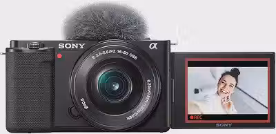 Sony Alpha ZV-E10 - Kit de câmera Vlog sem espelho com lentes intercambiáveis APS-C - Preto