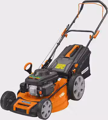 Cortador de Grama a Gasolina Tramontina CC53M com Diâmetro de Corte de 530 mm Motor 159 cc Chassi Metálico e Recolhedor Rígido