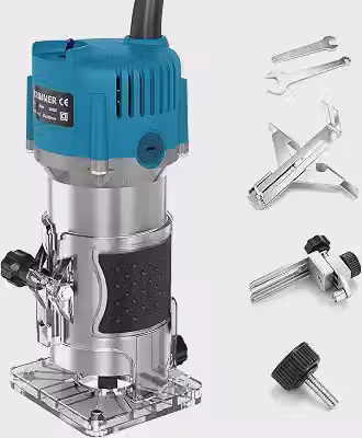 Tupia Laminadora Manual Elétrica 800w Pinça 1/4' 6mm 3000rpm, 220v