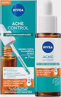 NIVEA Sérum Reparador Diário Acne Control 30ml, Acalma e Hidrata, Controla Oleosidade, Fortalece a Barreira da Pele, Pele com Tendência a Acne