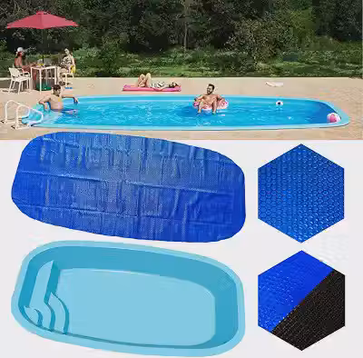 Lona Térmica Piscina Italiana 4 X 2,4m Splash Igui 300 Micras Proteção Uv Aquecimento 8ºC