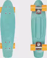 'Retrospec Quip Mini Cruiser Skateboard 22.5'' Classic Retro Plastic Cruiser Complete Skateboard with ABEC 7 Bearings and PU Wheels Compact Board w/Grippy, Molded Waffle Deck'