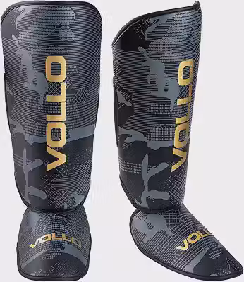 Protetor de Canela Caneleira Muay Thai Kickboxing G/GG PU Vollo