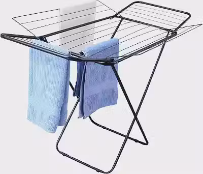 Varal de Chão Dobrável 4 Abas em Aço, Compacto, Capacidade 20 kg
