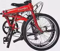Dahon Bicicleta dobrável VYBE D7, estrutura de alumínio leve; engrenagens Shimano de 7 velocidades; bicicleta dobrável de 50 cm para adultos