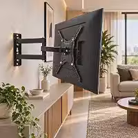 Suporte de Parede para TV 14 a 55 Pol Multiarticulado, Braço Longo Até 50kg