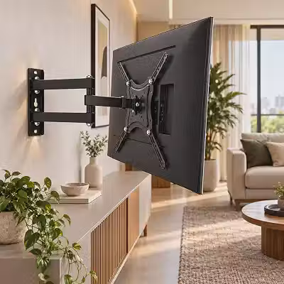 Suporte de Parede para TV 14 a 55 Pol Multiarticulado, Braço Longo Até 50kg