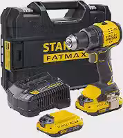 STANLEY Parafusadeira e Furadeira 13mm 20V SBD716D2T 2 Baterias 1 Carregador e Maleta