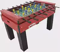 Mesa De Pebolim Com Varões Passantes Luxo