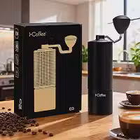 iCoffee C3S Moedor de Café Manual, Núcleo de Moagem CNC, 20 g